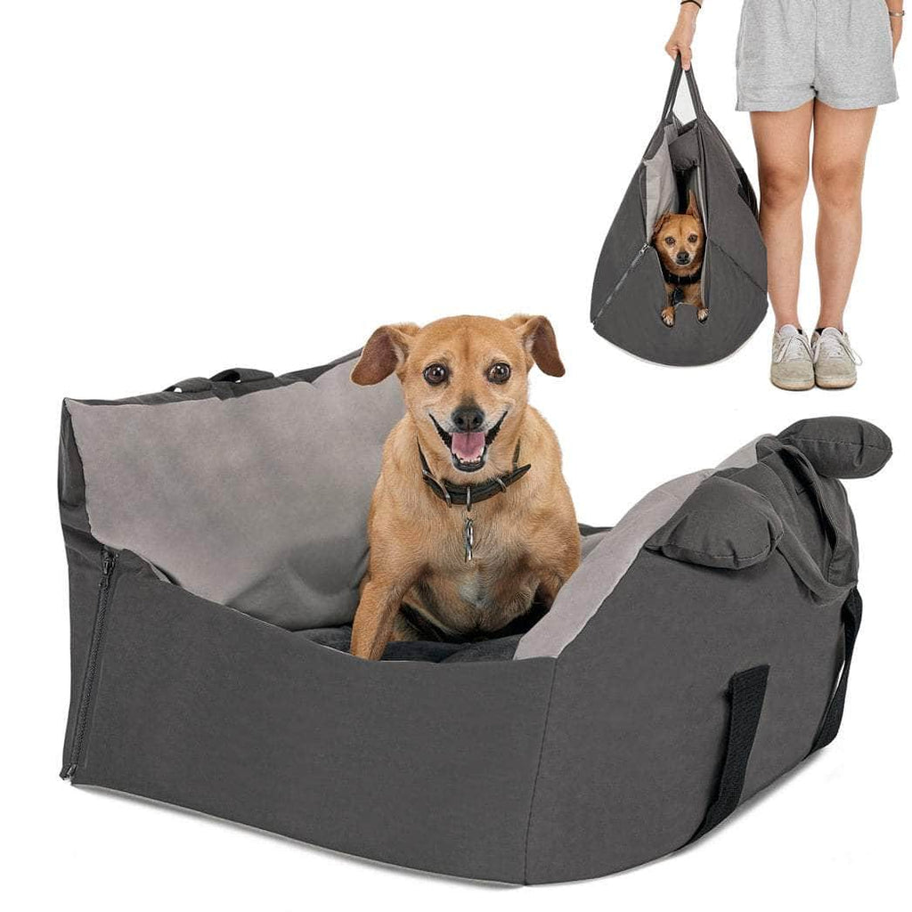 3 in 1 Car Booster Seat Carrier Pillow Bed For Small Medium Pets 3-in-1-car-booster-seat-carrier-pillow-bed-for-small-medium-pets