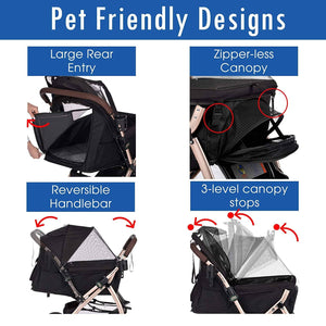 Buy HPZ™ Pet Rover XL Premium Stroller For Dogs & Cats