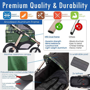 HPZ™ PET ROVER RUN Performance Jogging Sports Stroller for Small