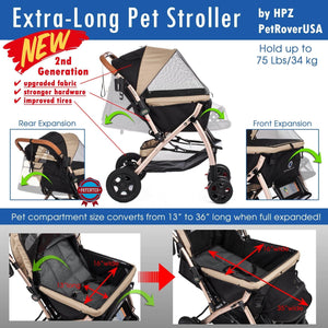 Pet rover dog store stroller