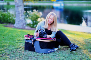 hpz pet rover 3-in-1 carrier/stroller/car seat HPZ Luxury 3-in-1 Dog Cat Pet Carrier+Stroller Lifetime Warranty Taupe
