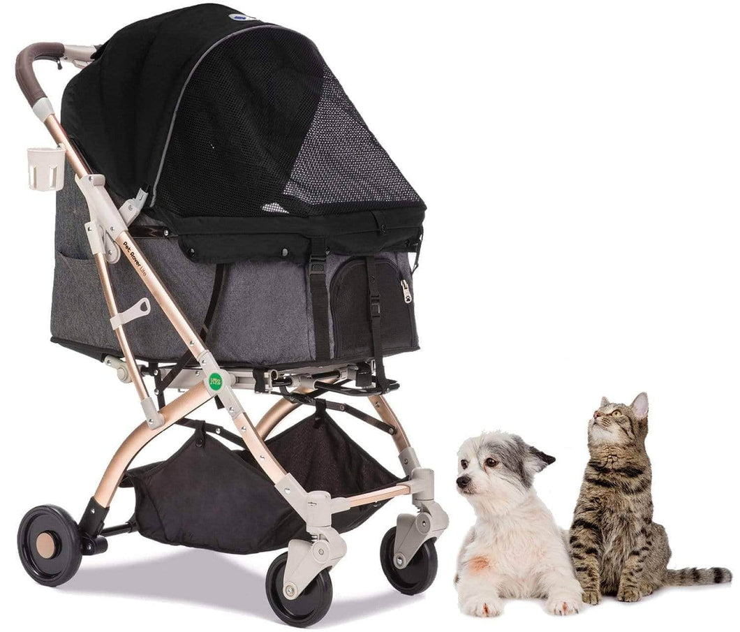 travel dog stroller HPZ Rover Lite Travel Dog, Cat & Pet Stroller, Black