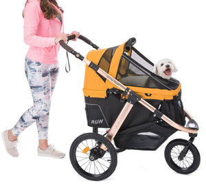 large dog jogger stroller Buy Yellow Pet Stroller for Small, Medium or Large Dogs & Cats– HPZ Pet Rover