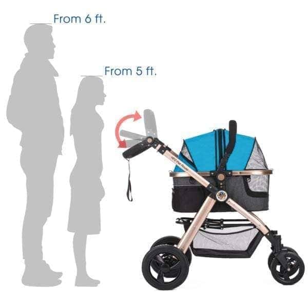 hpz pet rover prime 3-in-1 luxury dog/cat/pet stroller HPZ™ Pet Rover Prime Luxury 3-In-1 Stroller For Dogs & Cats– HPZ Pet Rover