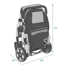 HPZ™ PET ROVER XL Extra-Long Premium Stroller for Small/Medium/Large Dogs, Cats and Pets (Taupe - 2nd Gen.)