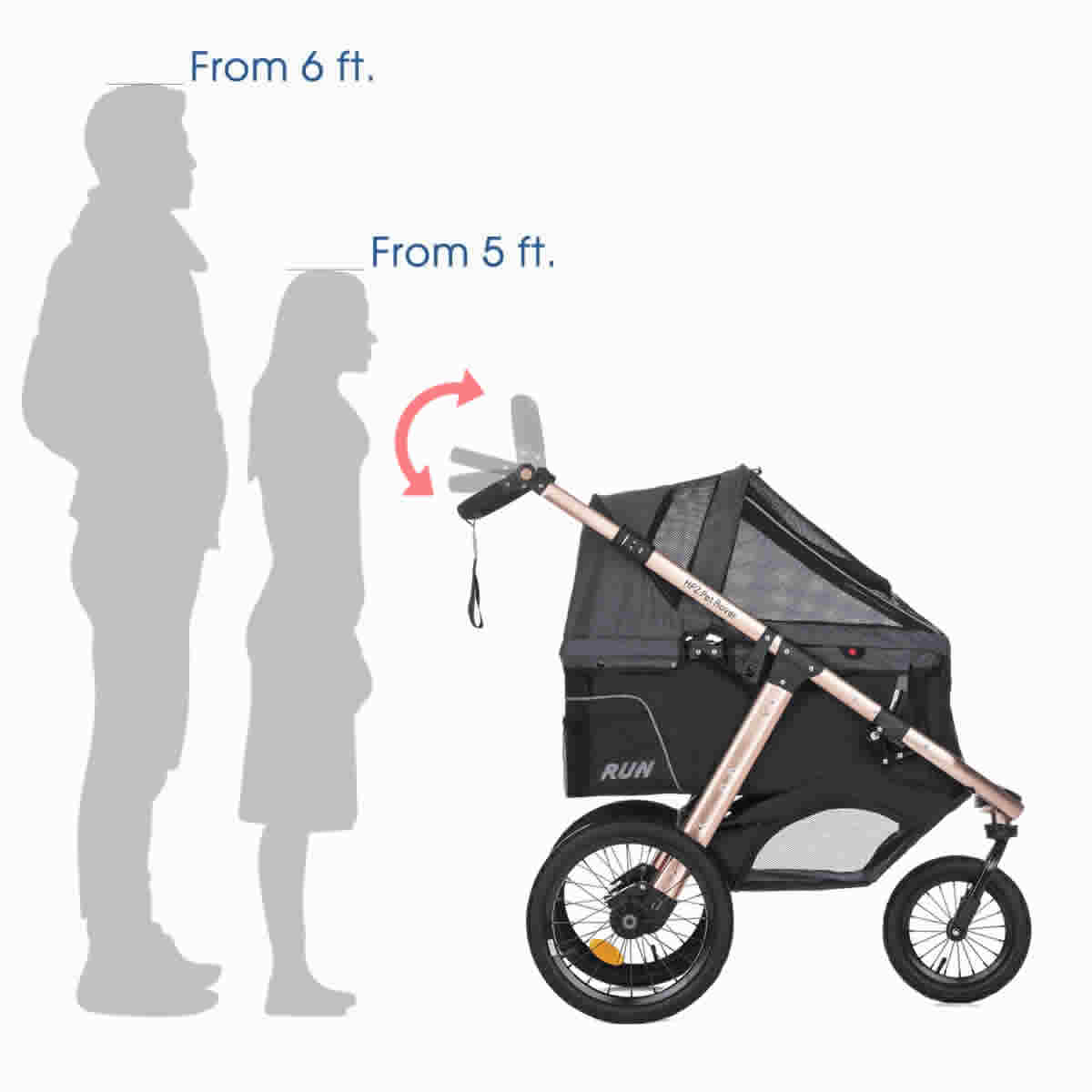 Buy Pet Jogging Stroller For Dogs and Online